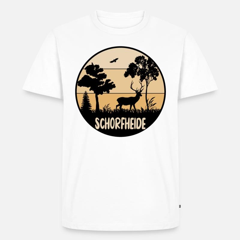 Schorfheide Hirsch - Männer Premium Bio T-Shirt - undefined