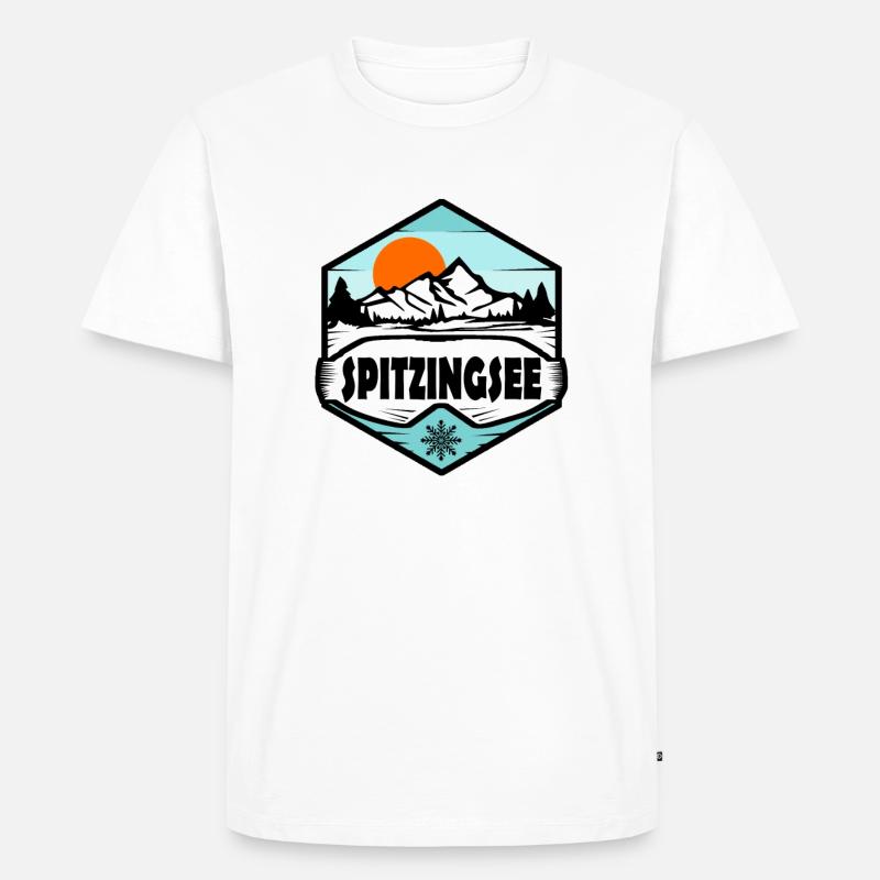 Spitzingsee - Männer Premium Bio T-Shirt - undefined