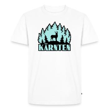 Carinthie - T-shirt Premium bio Homme - blanc - Devant - Nico (187cm)