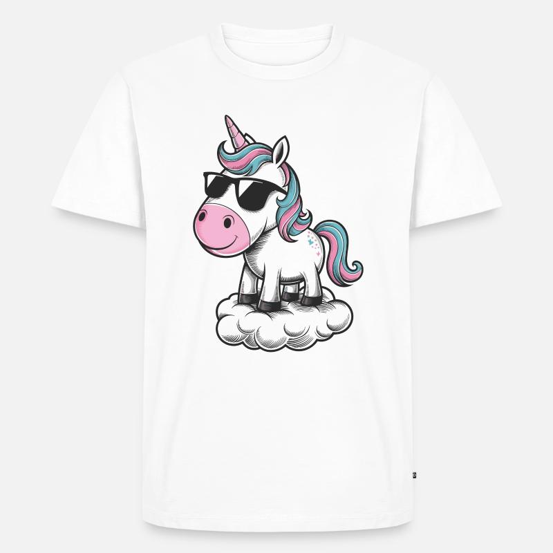 colles Einhorn - Männer Premium Bio T-Shirt - undefined