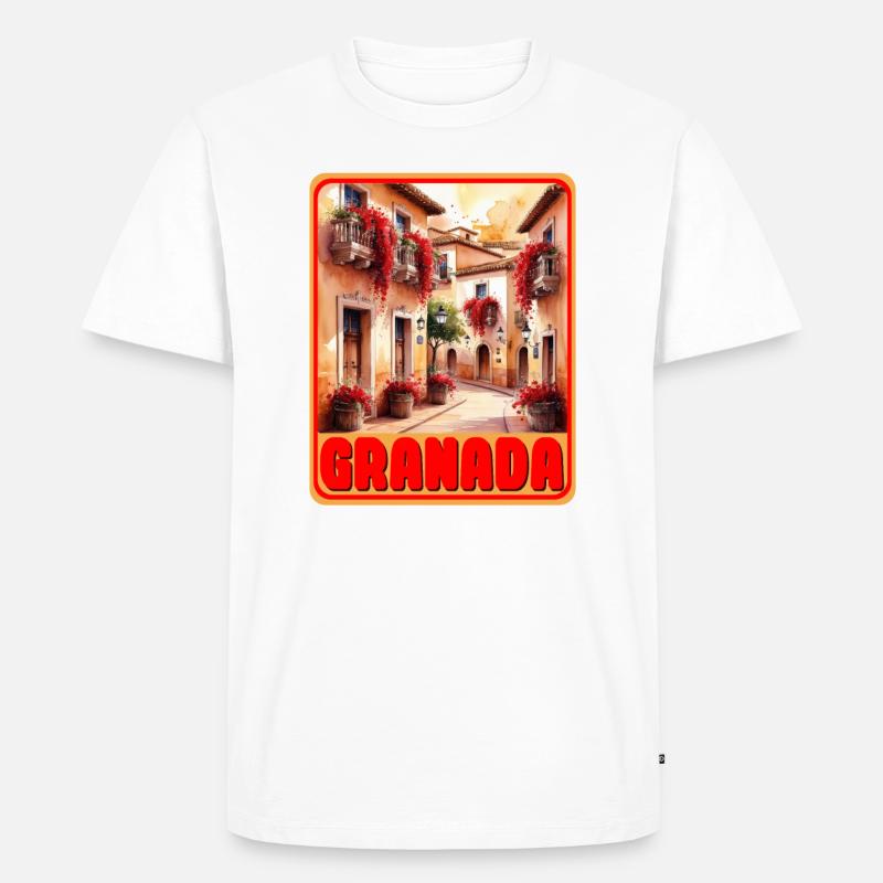 Granada andalusien - Männer Premium Bio T-Shirt - undefined
