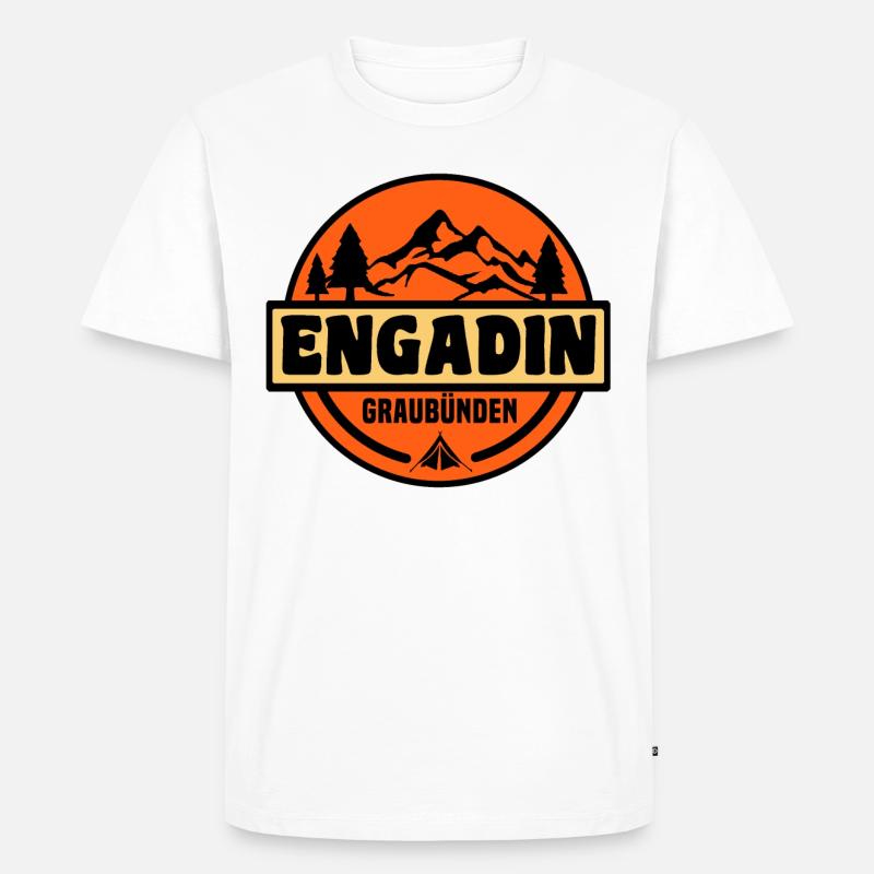 Engadin - Männer Premium Bio T-Shirt - undefined