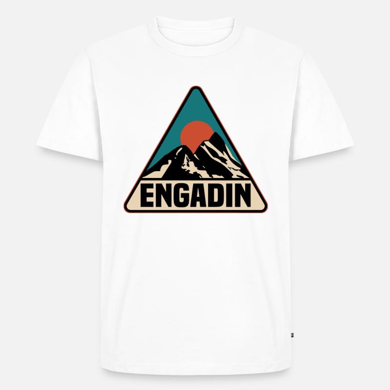 Engadin - Männer Premium Bio T-Shirt - undefined