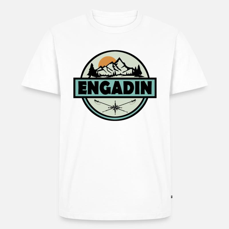 Engadin - Männer Premium Bio T-Shirt - undefined