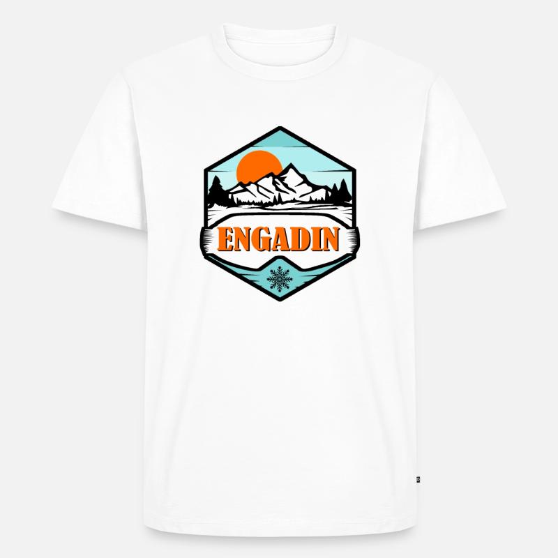 Engadin - Männer Premium Bio T-Shirt - undefined