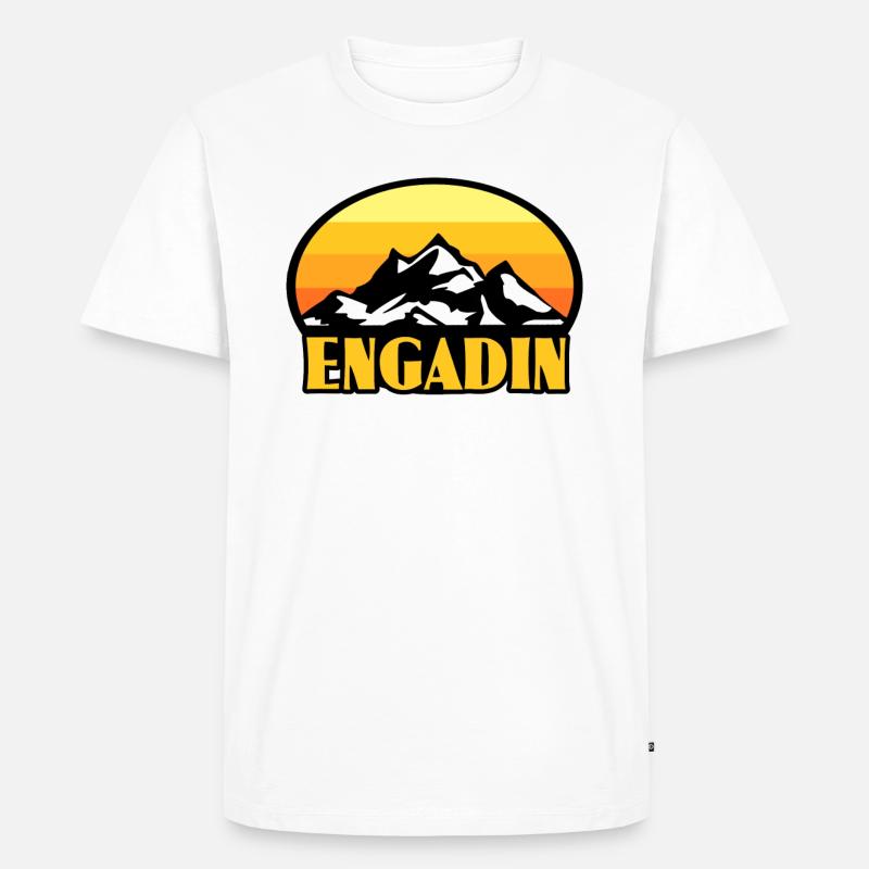 Engadin - Männer Premium Bio T-Shirt - undefined