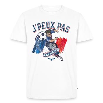 I can't I have match 1 - Men's Premium Organic T-Shirt - white - Front - Nico (187cm)