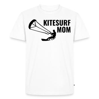 Kitesurf Kiteboard Kiteboarder Kitesurf Maman - T-shirt Premium bio Homme - blanc - Devant - Nico (187cm)