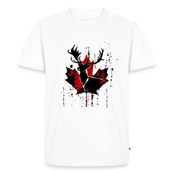 Wild v8 - T-shirt Premium bio Homme - blanc - Devant - Nico (187cm)
