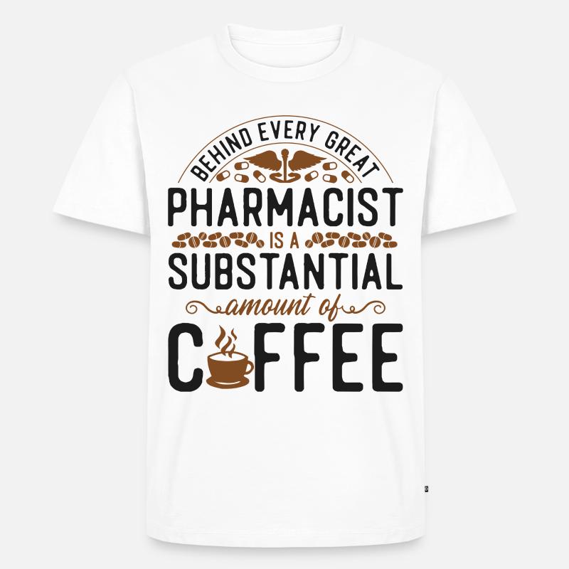 Pharmacy Tech Technician - Männer Premium Bio T-Shirt - Weiß