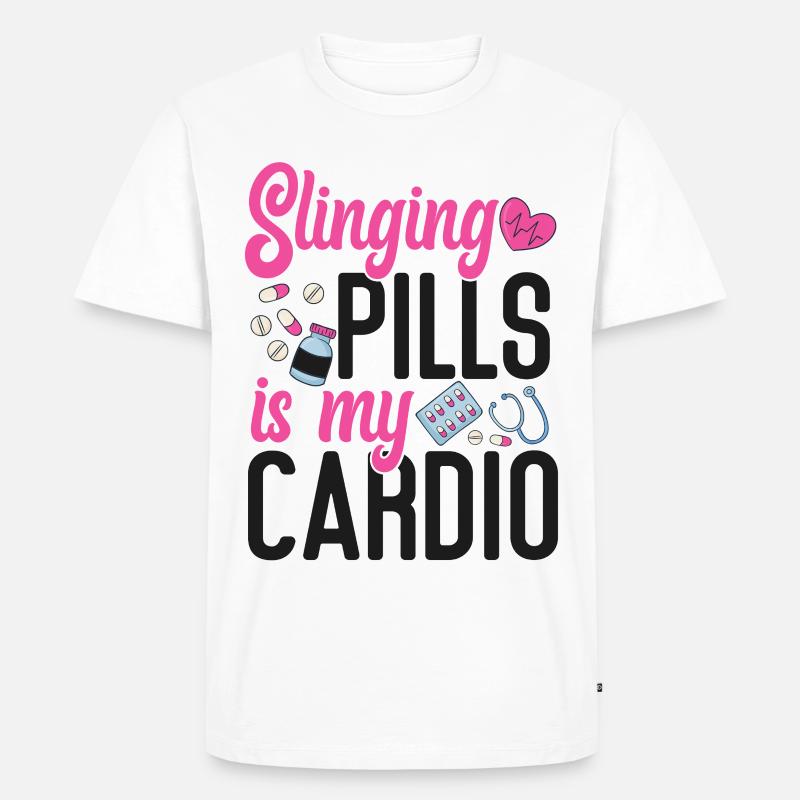Pharmacy Tech Technician - Männer Premium Bio T-Shirt - Weiß