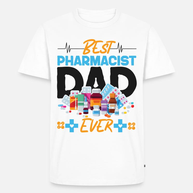 Pharmacy Tech Technician - Männer Premium Bio T-Shirt - Weiß