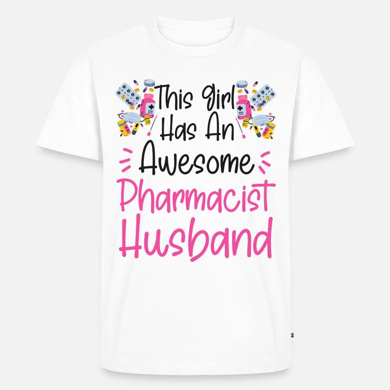 Pharmacy Tech Technician - Männer Premium Bio T-Shirt - Weiß