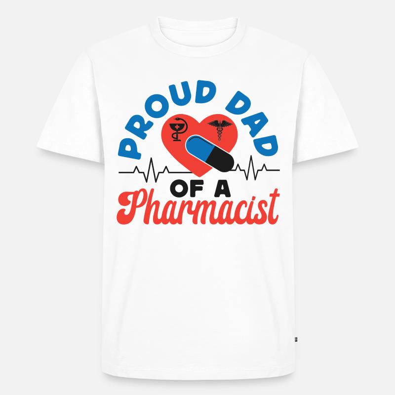 Pharmacy Tech Technician - Männer Premium Bio T-Shirt - Weiß