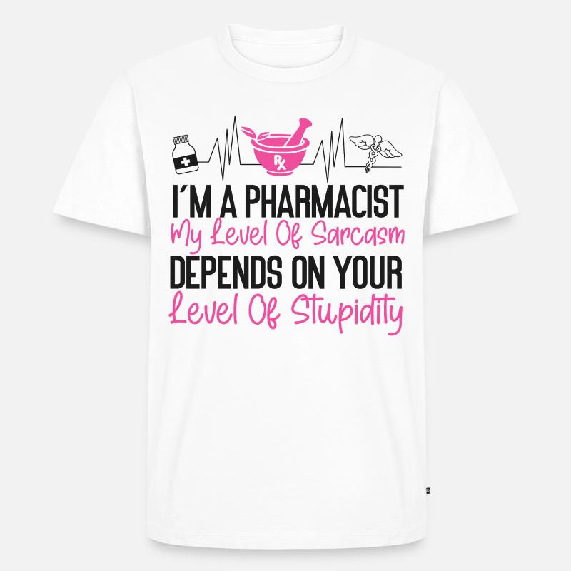 Pharmacy Tech Technician - Männer Premium Bio T-Shirt - Weiß