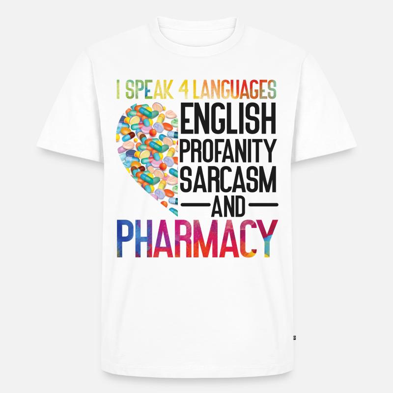 Pharmacy Tech Technician - Männer Premium Bio T-Shirt - Weiß