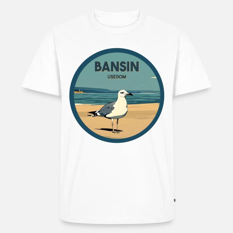 Bansin Moewe - Männer Premium Bio T-Shirt - undefined