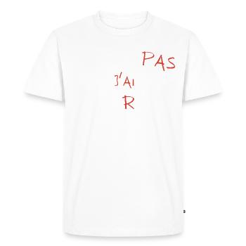J'peux pas j'ai Surf - T-shirt Premium bio Homme - blanc - Devant - Nico (187cm)