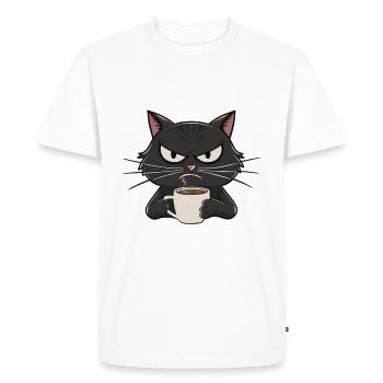 Good morning? very thin ice! - Men's Premium Organic T-Shirt - white - Front - Nico (187cm)