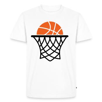 Basketball Basketball Players - Men's Premium Organic T-Shirt - white - Front - Nico (187cm)