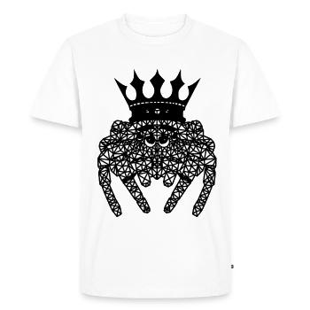 Polygon Spider King Pets Spiders Fantasy - Men's Premium Organic T-Shirt - white - Front - Nico (187cm)