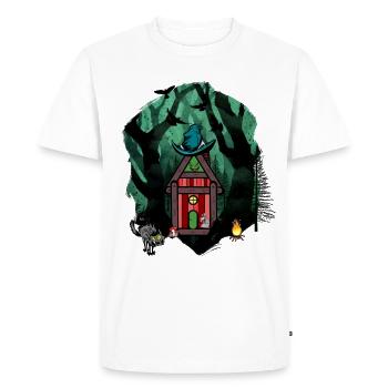 Forest Fairy Tale Fairy Tale Character Child Children Forest Animals - Men's Premium Organic T-Shirt - white - Front - Nico (187cm)