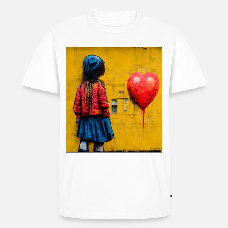 Comic Pop Art - Männer Premium Bio T-Shirt - Weiß
