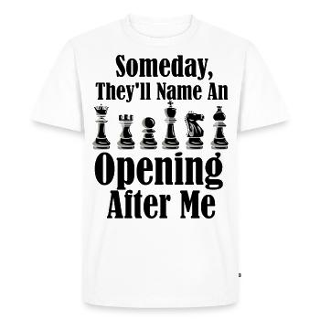 Chess Chess Pieces Chess Player - Men's Premium Organic T-Shirt - white - Front - Nico (187cm)