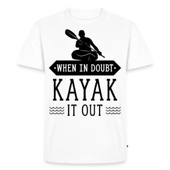 Kayak Watersports Kayak Kayaking Kayaking - Men's Premium Organic T-Shirt - white - Front - Nico (187cm)