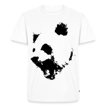 Panda - T-shirt Premium bio Homme - blanc - Devant - Nico (187cm)