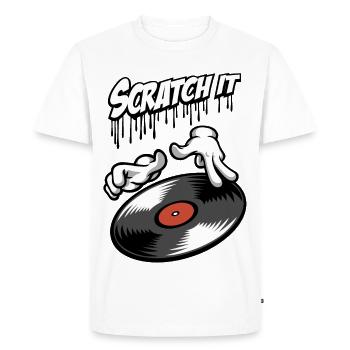 Scratch it - T-shirt Premium bio Homme - blanc - Devant - Nico (187cm)