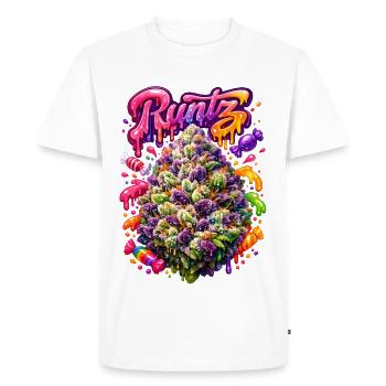 Runtz Candy Graffiti Art Print - T-shirt Premium bio Homme - blanc - Devant - Nico (187cm)