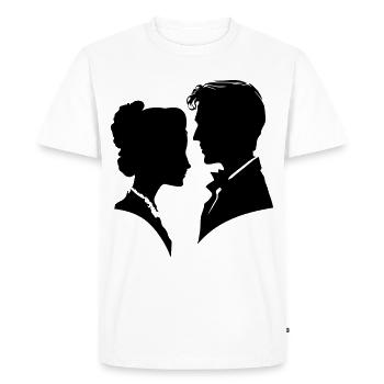 Couple Wedding Couple Marriage - Men's Premium Organic T-Shirt - white - Front - Nico (187cm)