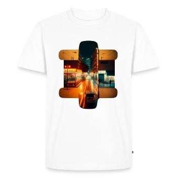 Tokyo Crossing - T-shirt Premium bio Homme - blanc - Devant - Nico (187cm)