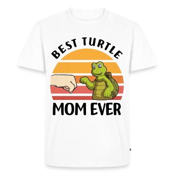 Tortoises - Men's Premium Organic T-Shirt - white - Front - Nico (187cm)
