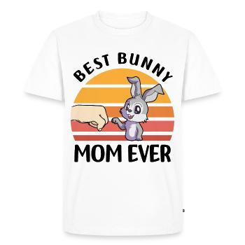 Hares - Men's Premium Organic T-Shirt - white - Front - Nico (187cm)