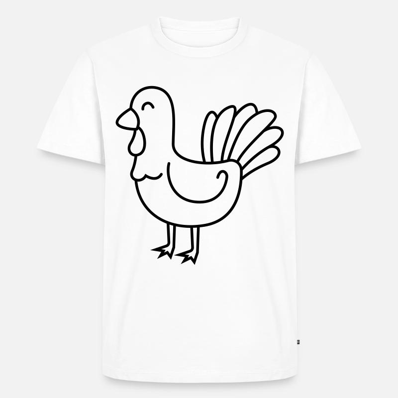 Truthan Comic Tier - Männer Premium Bio T-Shirt - Weiß