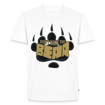Ne réveillez pas l’ours - T-shirt Premium bio Homme - blanc - Devant - Nico (187cm)