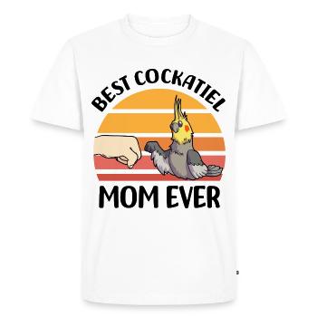 Calopsitte - T-shirt Premium bio Homme - blanc - Devant - Nico (187cm)