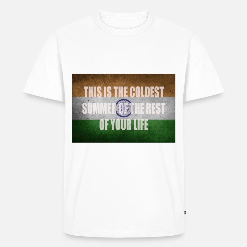 Klimaschutz Sprüche Geschenkidee - Männer Premium Bio T-Shirt - Weiß