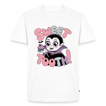 Sweet Tooth! - Men's Premium Organic T-Shirt - white - Front - Nico (187cm)