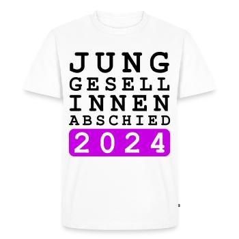 Bachelorette Party 2024 Bachelorette Party - Men's Premium Organic T-Shirt - white - Front - Nico (187cm)