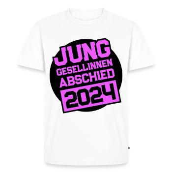 Enterrement de vie de jeune fille enterrement de vie de garçon 2024 - T-shirt Premium bio Homme - blanc - Devant - Nico (187cm)