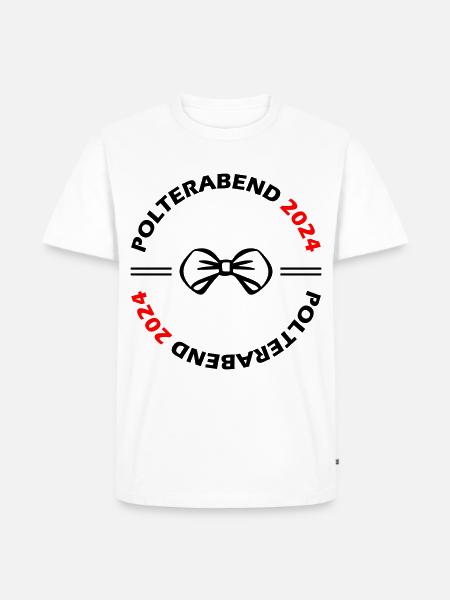 Polterabend 2024 - Männer Premium Bio T-Shirt - Weiß