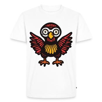 Turkey Halloween Comic Funny - Men's Premium Organic T-Shirt - white - Front - Nico (187cm)