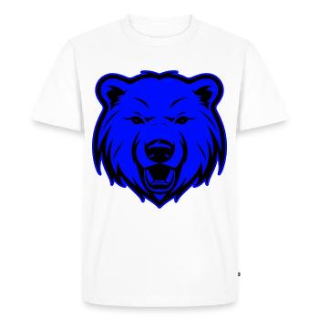 Polar Bear Animal Portrait Animal Polar Bear - Men's Premium Organic T-Shirt - white - Front - Nico (187cm)