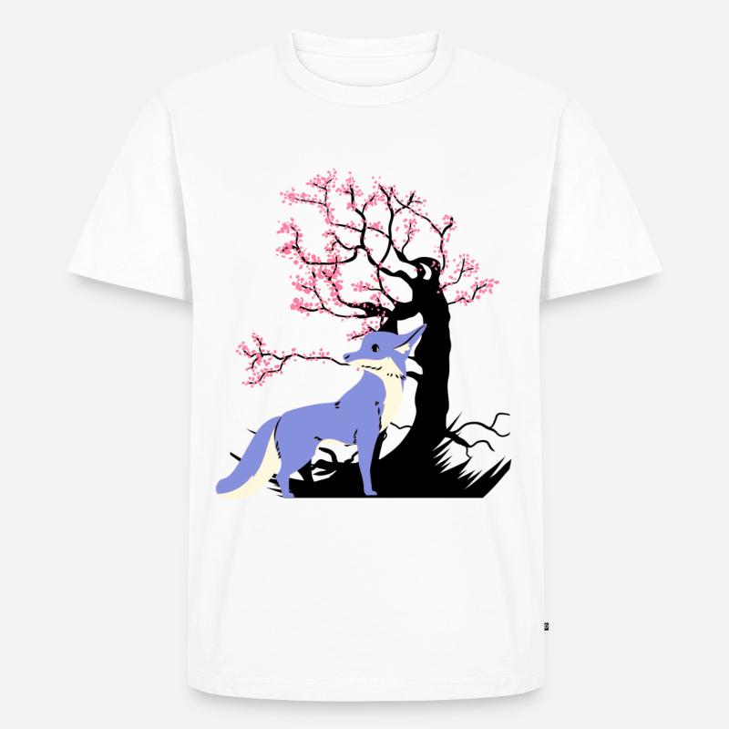 Fuchs Fantasy Waldtier Märchenfigur Kind - Männer Premium Bio T-Shirt - Weiß