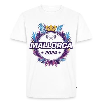 Mallorca 2024 - Men's Premium Organic T-Shirt - white - Front - Nico (187cm)
