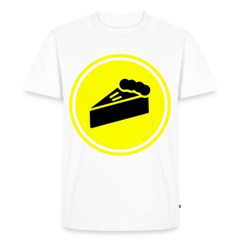 gâteau au fromage - T-shirt Premium bio Homme - blanc - Devant - Nico (187cm)