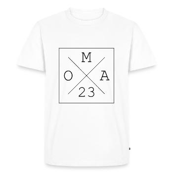 Grand-mère 23 2023 Idée cadeau - T-shirt Premium bio Homme - blanc - Devant - Nico (187cm)